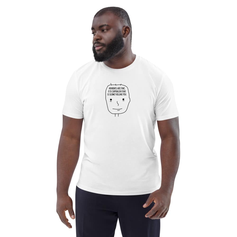 "Mondays are fine" auf Unisex Shirt – Bild 2