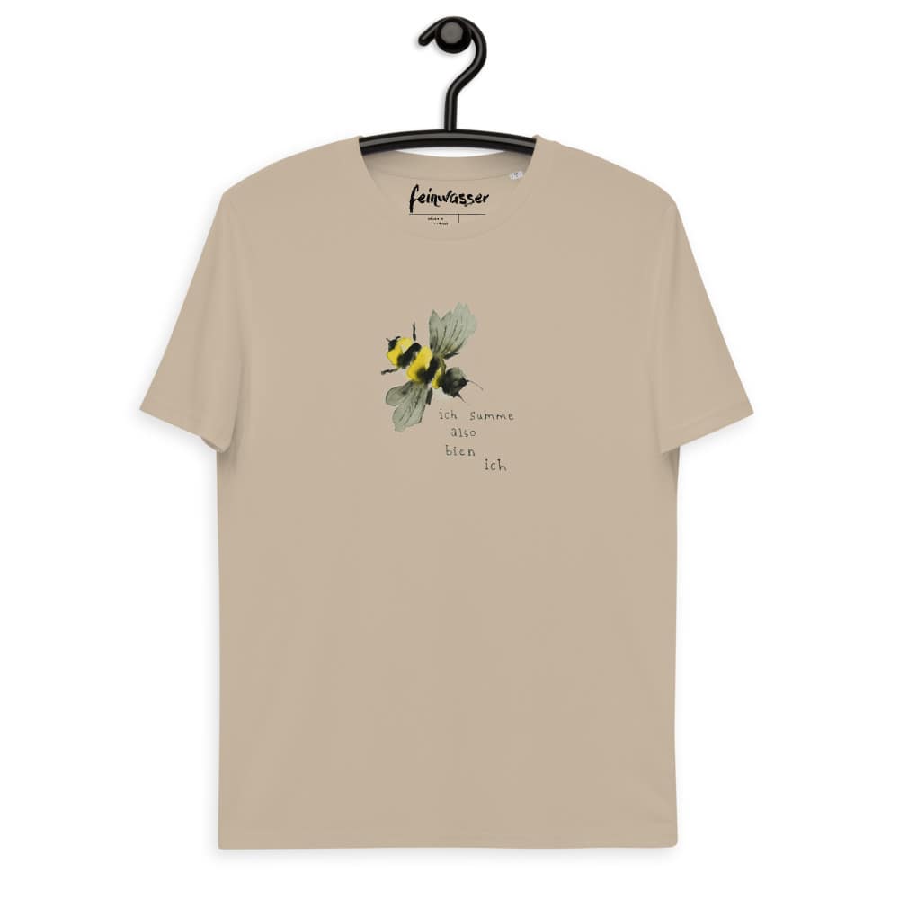 "Ich summe also Bien ich" auf Unisex Shirt – Bild 5