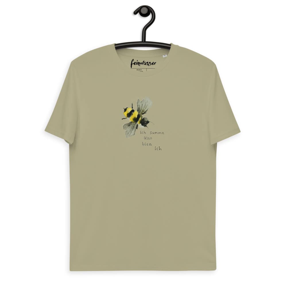 "Ich summe also Bien ich" auf Unisex Shirt – Bild 4