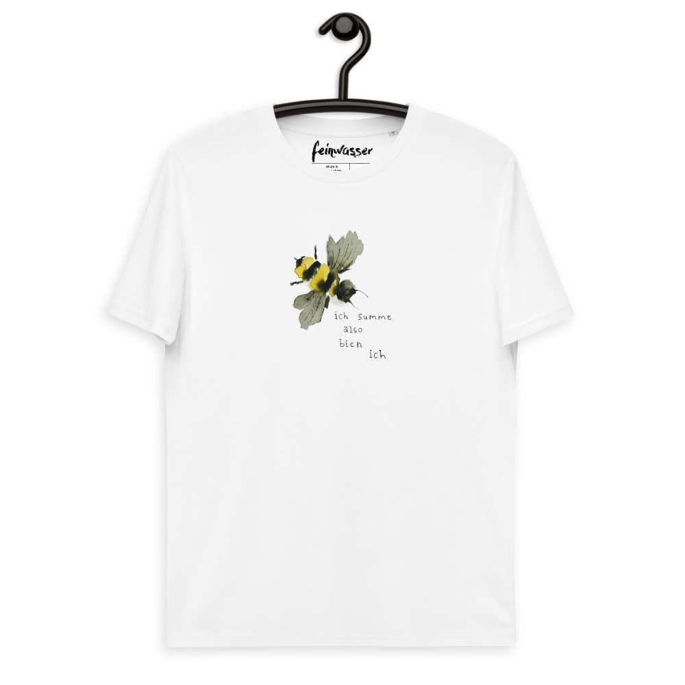 "Ich summe also Bien ich" auf Unisex Shirt